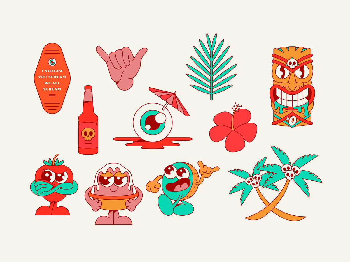 Retro Character designs, themes, templates and downloadable graphic ...