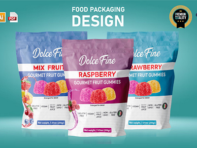 FOOD PACKAGIGN DESIGN design dry food label food label food packaging food packaging design graphic design illustration label design packaging design pouch design pouch label pouch packaging product label design ui