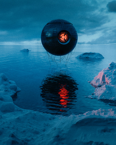 Arctic Eye 3d cinema cinema art cinematic dark digital art film