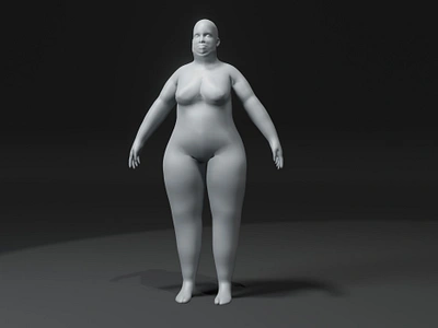 Female Body Fat Base Mesh 3d Model 10k Polygons 3d 3d model base mesh base mesh 3d model body fat fat body fat female fat woman female female body fat base mesh human base mesh 3d model human body base woman woman body fat base mesh