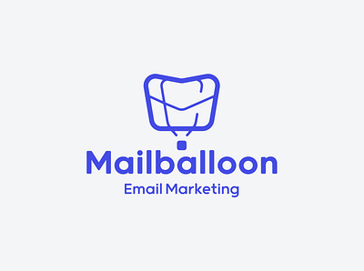 Mailballoon logo brand identity design branding identity illustration logo mark symbol