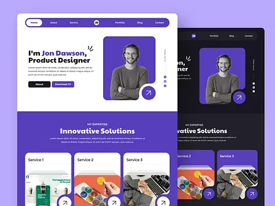 Portfolio Website Design bento design bento style dark theme figma landing page personal portfolio portfolio website ui uiux