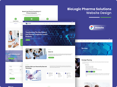 BioLogic Pharma Website Design biologic design ui ui design ux ux design web design website website design wordpress