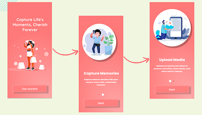 Simple UI for Memory Creation illustration memory ui ui design ux