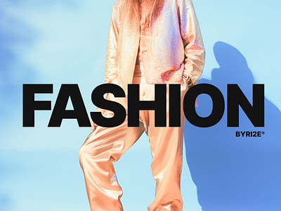 RI2E Fashion concept design desktop fashion layout typography ui web design website