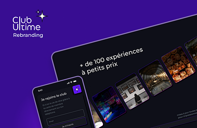 Le Club Ultime design desktop food ui ux web webdesign