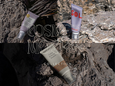 Palm Springs // Cosmetic Mockup Collection e.g. for sunscreen brand design branding cosmetic mockup design mockup packaging packaging design palm springs lifestyle mockup
