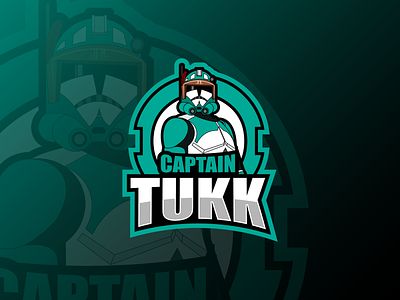 Captain Tukk Logo (Mascot/ Esports Logo) adobe illustrator branding design esports logo gaming logo graphic design illustration logo mascot logo visual identity