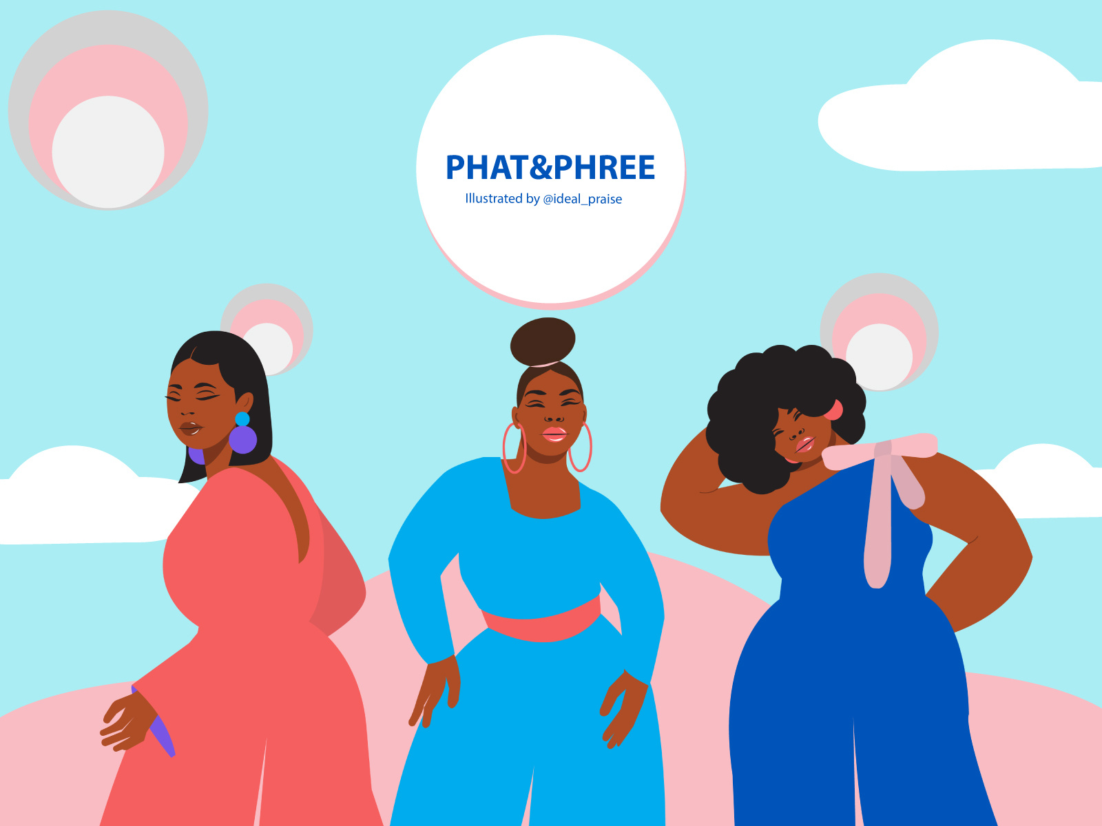 Phat & Phree Brand Illustration by Okoi Praise on Dribbble