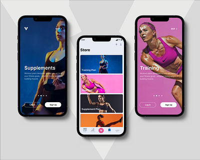 Day#3 Fitness-Sports App app design branding figma graphic design mobile app product design sports app ui user centered design ux web design