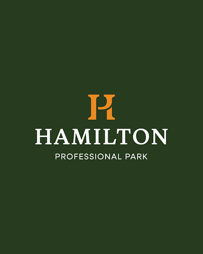 Hamilton Professional Park branding graphic design logo