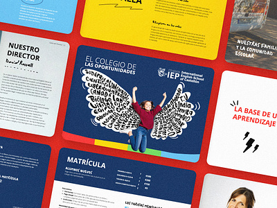 IEP Prospectus Design brochure design graphic design prospectus