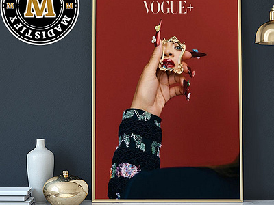 Rihanna Is Set To Cover Vogue China April Issue Home Decor Poste design poster