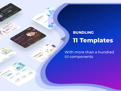Landing Page Collection blockchain cloud corporate cryptocurrency homepage illustration landing page saas single page software ui ux