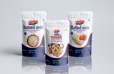 Instant oats , rolled, musesli mix fruit pouch design design instant oats pouch packaging musesli mix fruit pouch design new design new pouch oats oats packaging oats pouch packaging packaging deisgn poch label pouch packaging design rolled o rolled oats pouch packaging