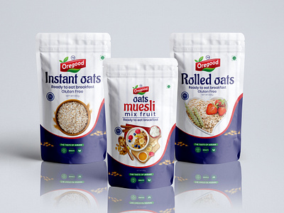 Instant oats , rolled, musesli mix fruit pouch design design instant oats pouch packaging musesli mix fruit pouch design new design new pouch oats oats packaging oats pouch packaging packaging deisgn poch label pouch packaging design rolled o rolled oats pouch packaging