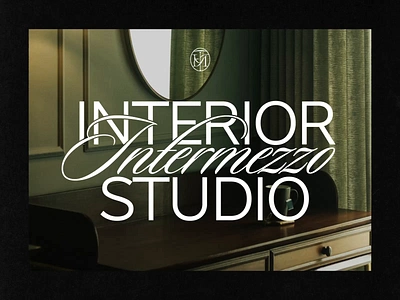 Interior design studio/Intermezzo animation design design studio interior interior design studio interior studio intermezzo landing landing page motion typography ui uxui web design website