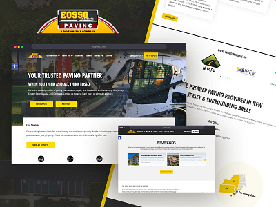 Eosso Brothers Paving - New Website Design & Build branding ux design web design