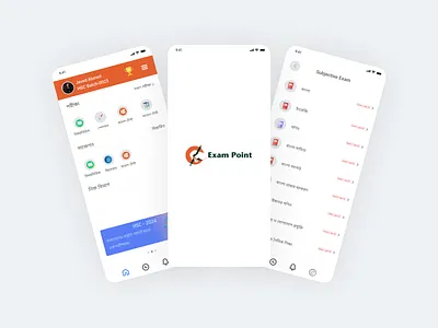 Exam Point Preparation Mobile App animation apps casestudy digitallearning examapp examappuiux futureofeducation hscexams mobileapps studentsuccess studysmart testpreparation ui uiux uiuxdesign
