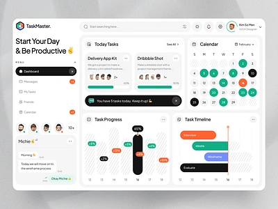 Task & Project Management Dashboard 🗒️ activity planner dashboard management planner dashboard planning planning dashboard productive dashboard project project dashboard project management dashboard schedule dashboard task task list task management team app team work dashboard to do dashboard ui design uiux website