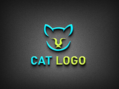 CAT LOGO 3d animation branding cat logo design graphic design illustration logo motion graphics ui vector