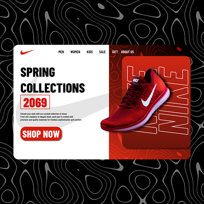 Nike Product Design figma graphic design motion graphics ui uidesign uiux uxdesigb