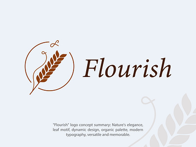 Flourish : Fashion Brand Logo app branding design fashion fashion brand fashion logo fashion style flourish graphic design illustration logo logo design minimal ui vector