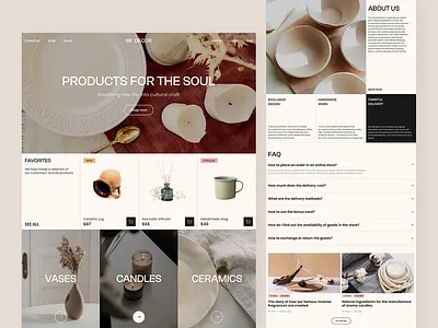 Decor Website design