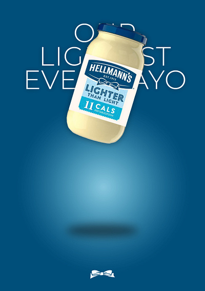 Light Mayonnaise Concept Advert advertising branding creative advertising creative marketing graphic design marketing ooh out of home outdoor advertising