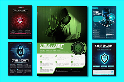 MORDANT CYBER SECURITY FLYER brochure design