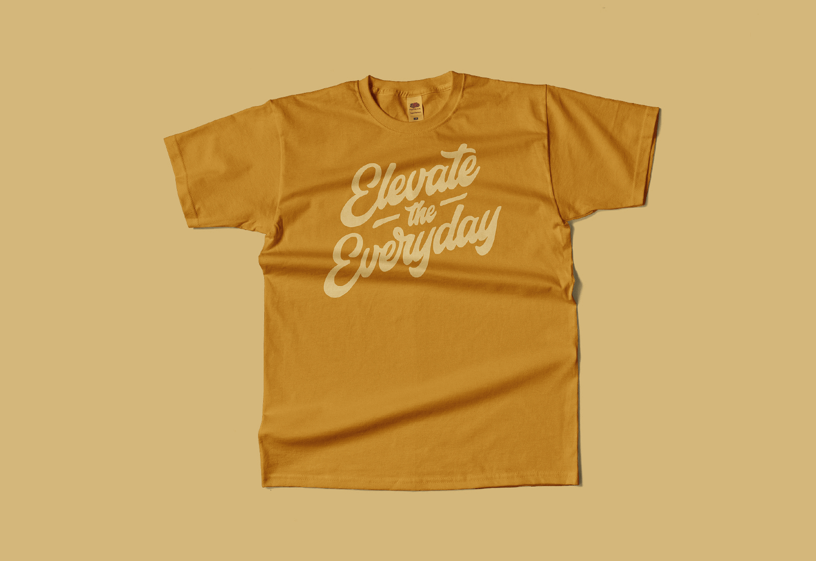 Elevate the Everyday Tees custom t shirt elevate hand lettering t shirt design