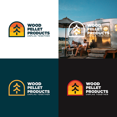 Wood Pellet Logo. branding graphic design logo logodesign