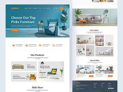 Landing page design