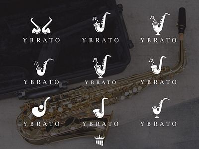 Saxophone Type Logo logoart