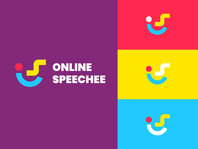 Online Speechee child education kids learning logo logo design logodesign logotype minimal online s simple smile speak speech talk