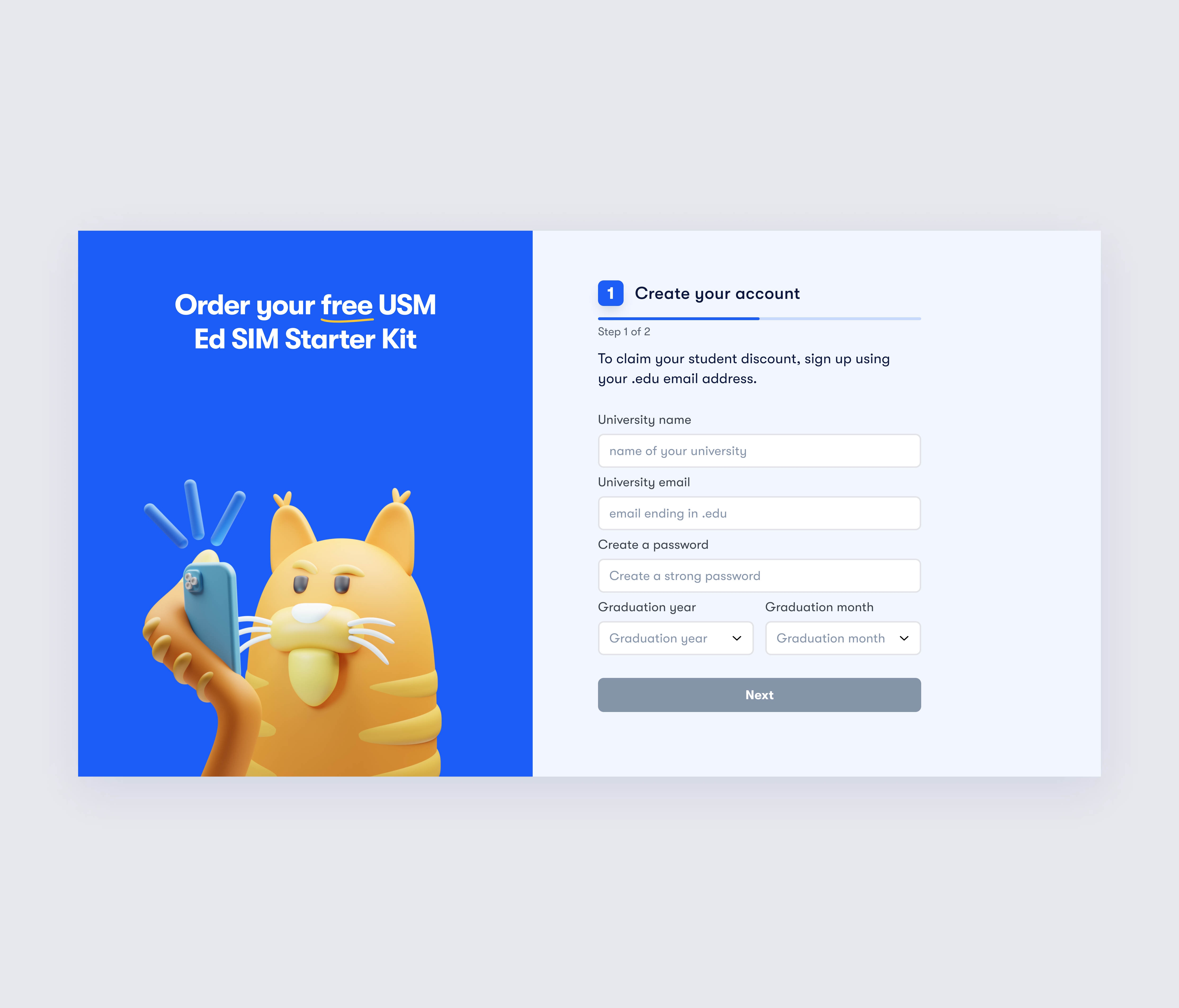 Step-by-step Form form landing page progress bar questionnaire step by step form ui uiux website