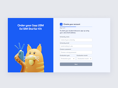 Step-by-step Form form landing page progress bar questionnaire step by step form ui uiux website