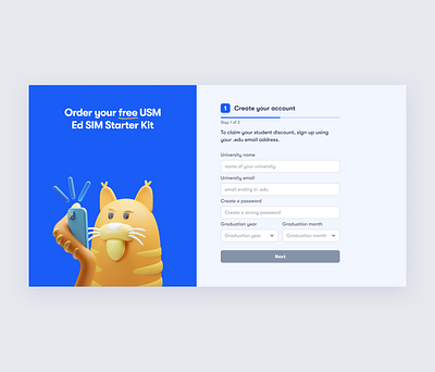 Step-by-step Form form landing page progress bar questionnaire step by step form ui uiux website