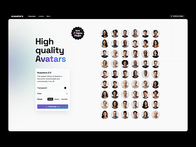 600+ Avatars for free ✨ New Figma Plugin 🚀 avatars branding face faces figma free freebie illustration interface people persona plugin resource saas sketch stock ui user users web