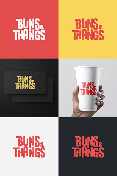 Buns&Thangs. branding graphic design logo typography