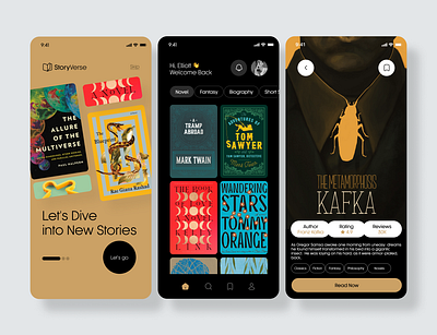 Books App books figma mobile app ui ux