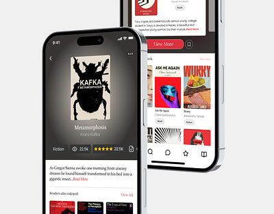 Bibliomania — Books Tracking App books figma mobile app ui ux