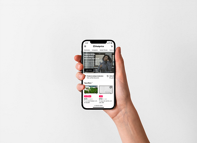Hotprice · Mobile b2b b2c basket branding cart design ecommerce illustration information design logo market marketplace mobile phone product design responsive trend ui uxui web