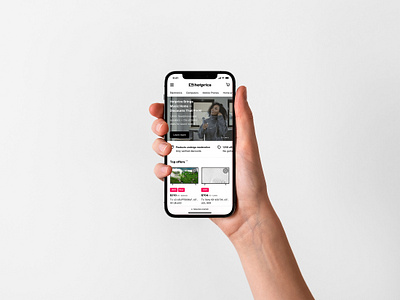 Hotprice · Mobile b2b b2c basket branding cart design ecommerce illustration information design logo market marketplace mobile phone product design responsive trend ui uxui web