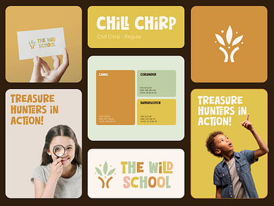 The Wild School - Brand Identity 3d branding design graphic design illustration logo typography ui ux vector