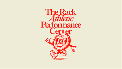 The Rack Mascot branding gym illustration logo shirt vector