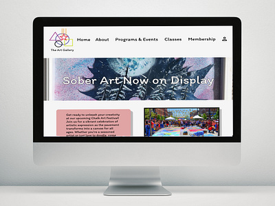 The Art Gallery Responsive Website branding design figma ui ux web design website