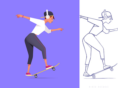 Sk8 brand design graphic design illustration modern skateboard vector