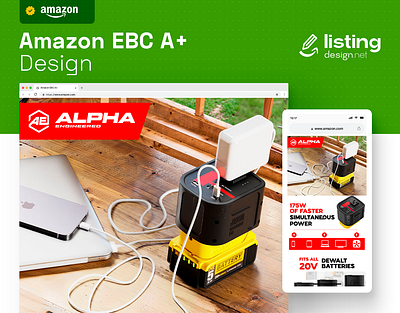 Power Supply - Amazon EBC Design Inspiration 3d amazon ebc design amazon infographics amazon listing amazon listing design branding design ebc a graphic design illustration logo product listing images social media ui