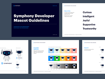 Symphony Developer Mascot Guidelines branding guidlines illustration mascot
